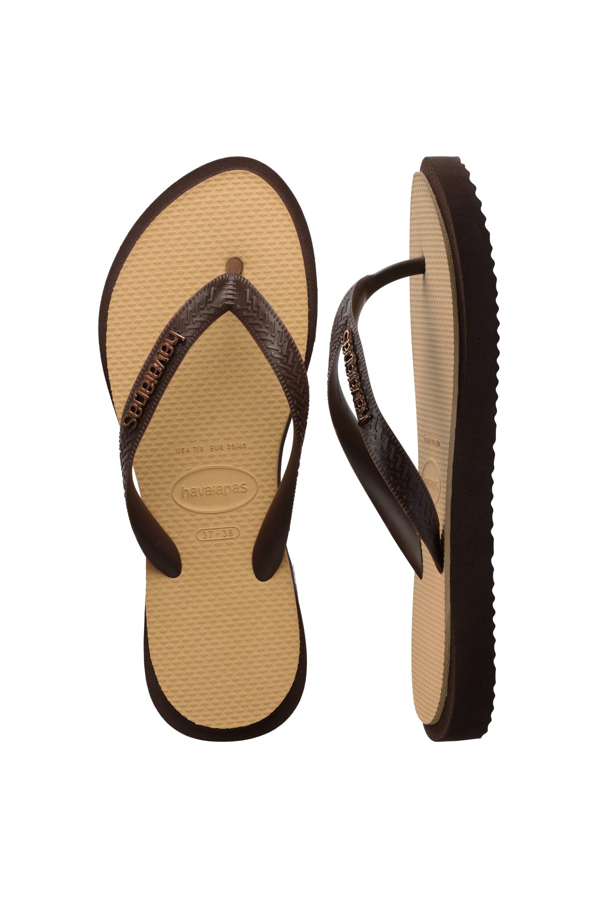 HAVAIANAS HAV. TOP POINT FUSION SS en color MARRON (3)