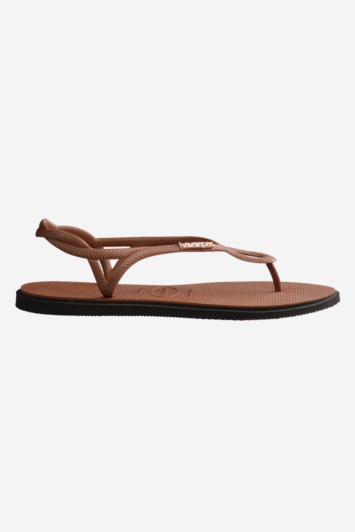 HAVAIANAS LUNA POINT en color MARRON CLARO (2)