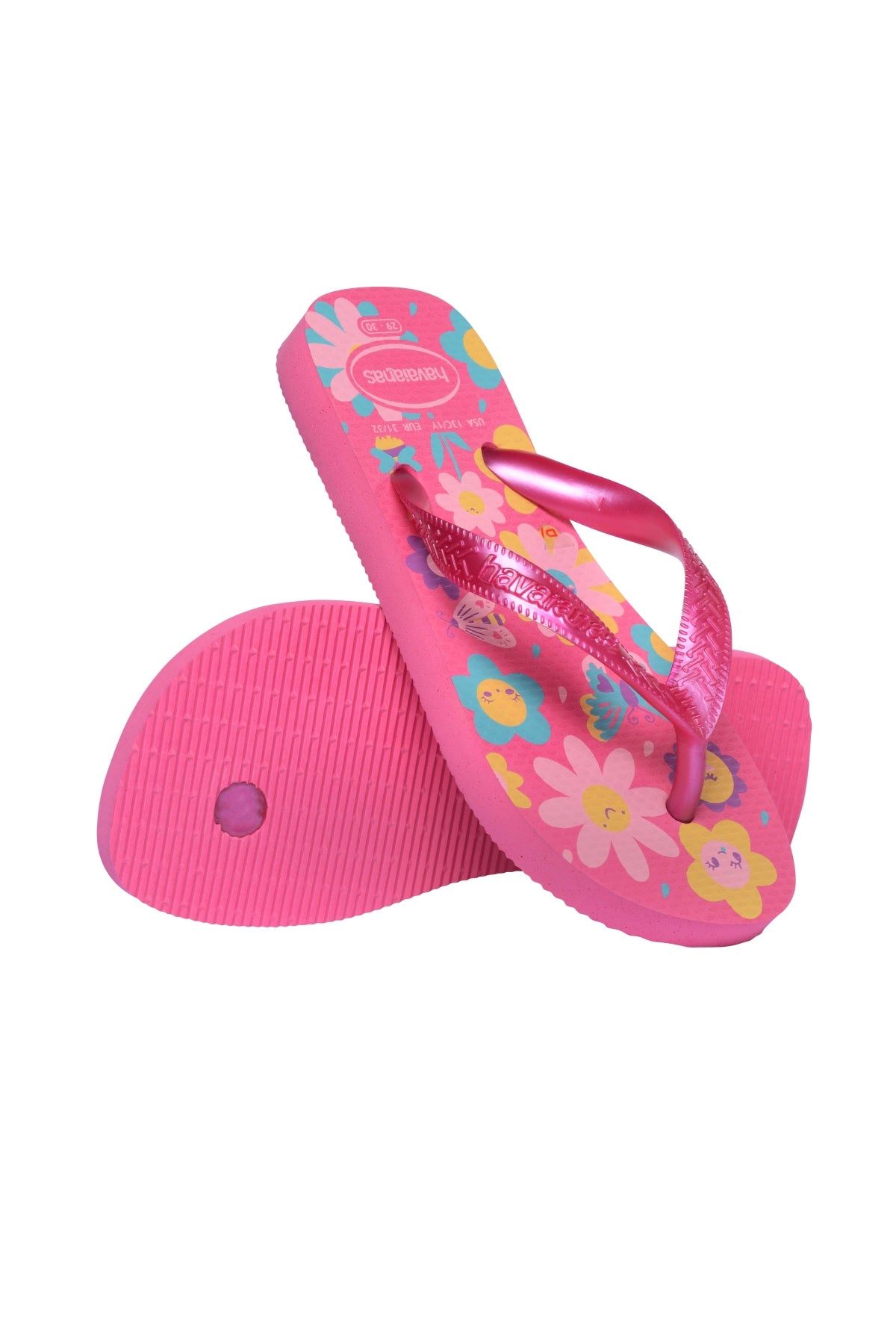 HAVAIANAS KIDS FLORES en color ROSA (4)