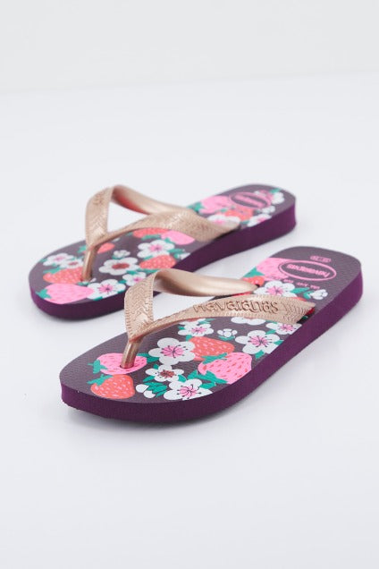 HAVAIANAS KIDS FLORES FC en color VIOLETA (2)