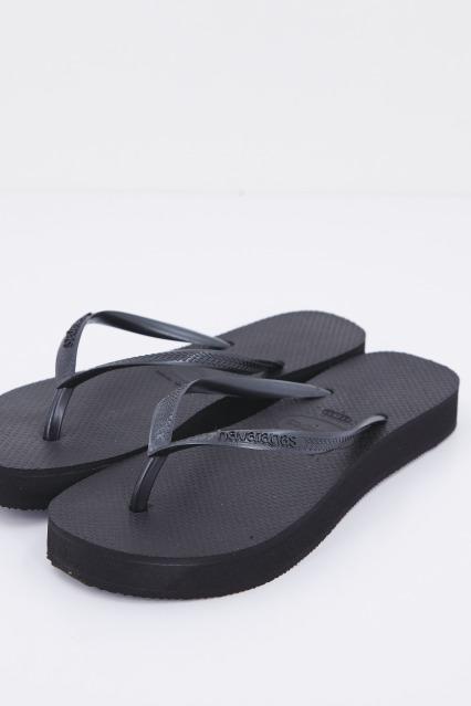 HAVAIANAS SLIM FLATFORM en color NEGRO (2)
