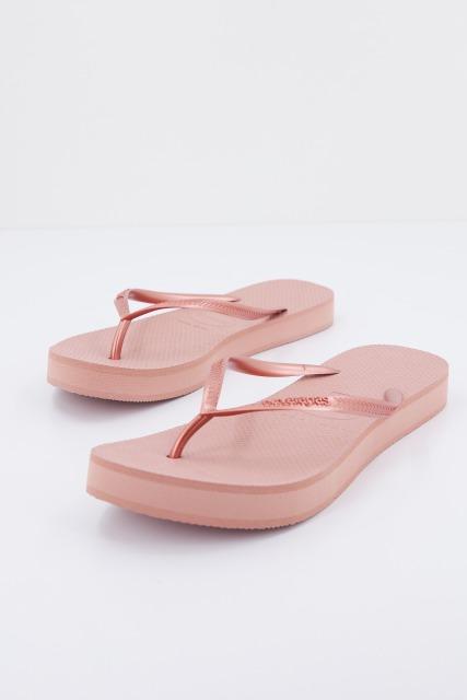HAVAIANAS SLIM FLATFORM en color ROSA (3)