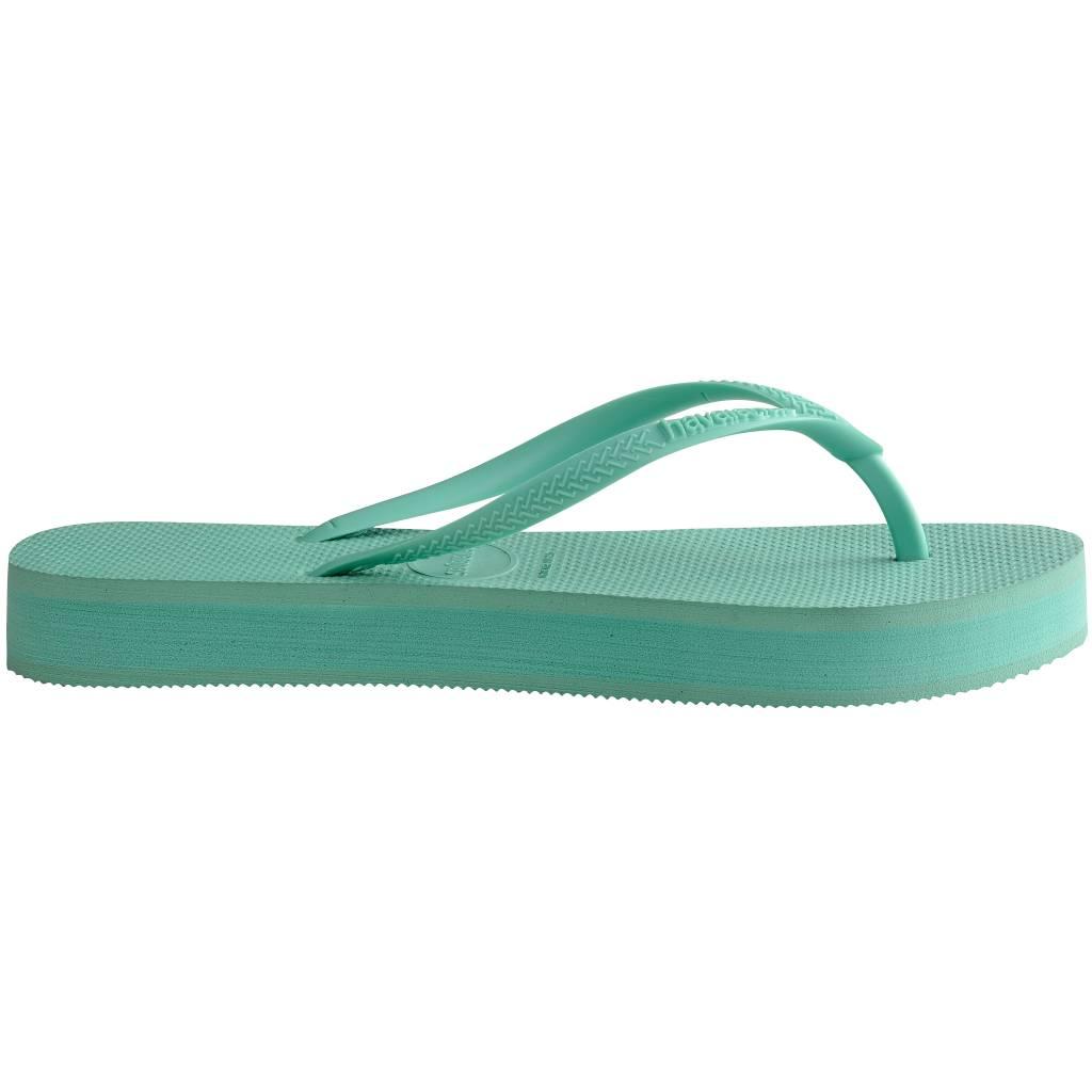 HAVAIANAS SLIM FLATFORM en color VERDE (1)
