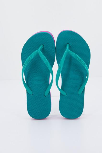 HAVAIANAS SLIM FLATFORM en color VERDE (1)