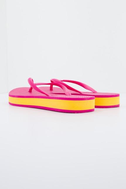 HAVAIANAS SLIM FLATFORM en color ROSA (3)