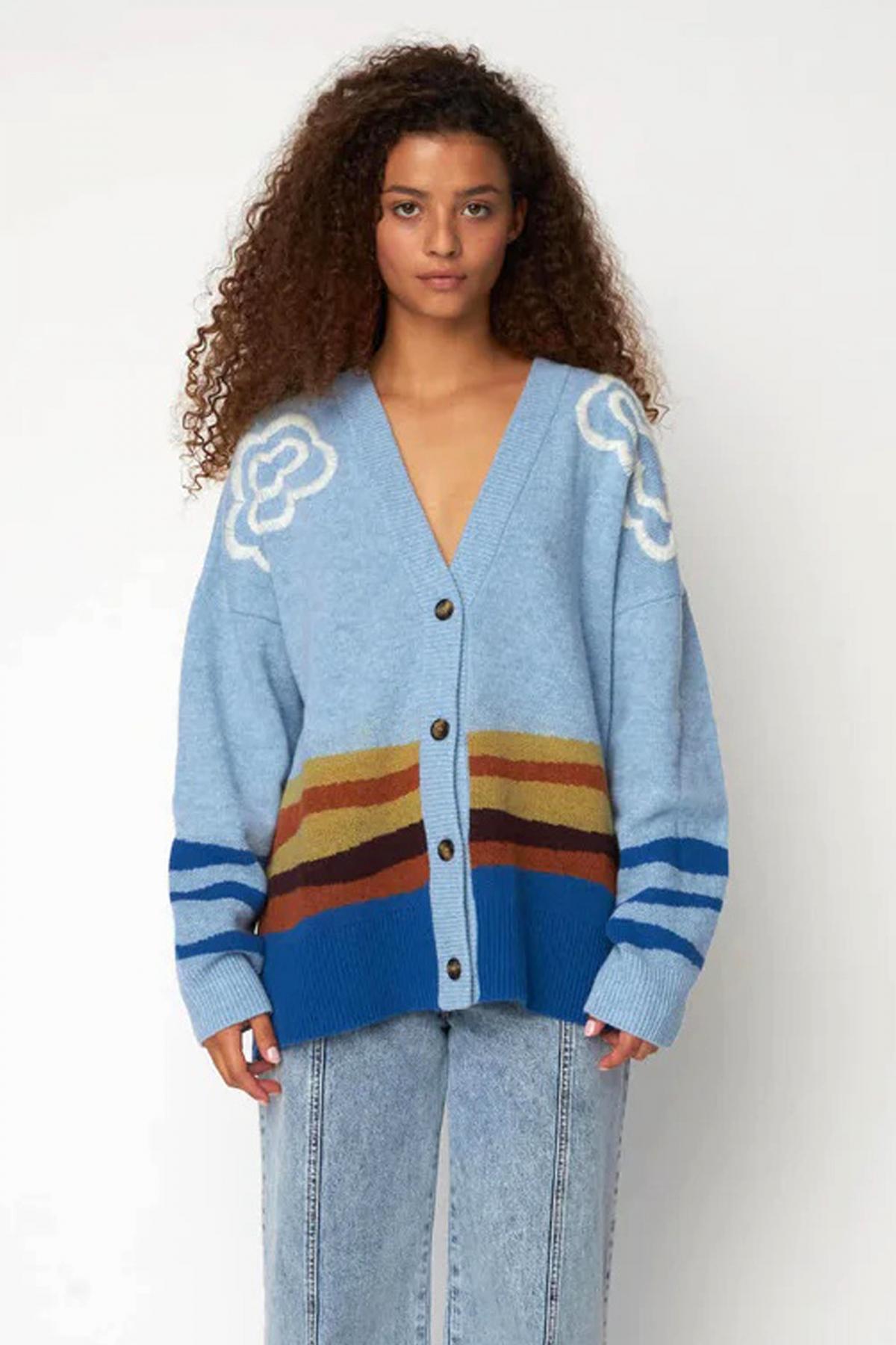 STELLA NOVA ELEMENTS CARDIGAN en color AZUL (1)