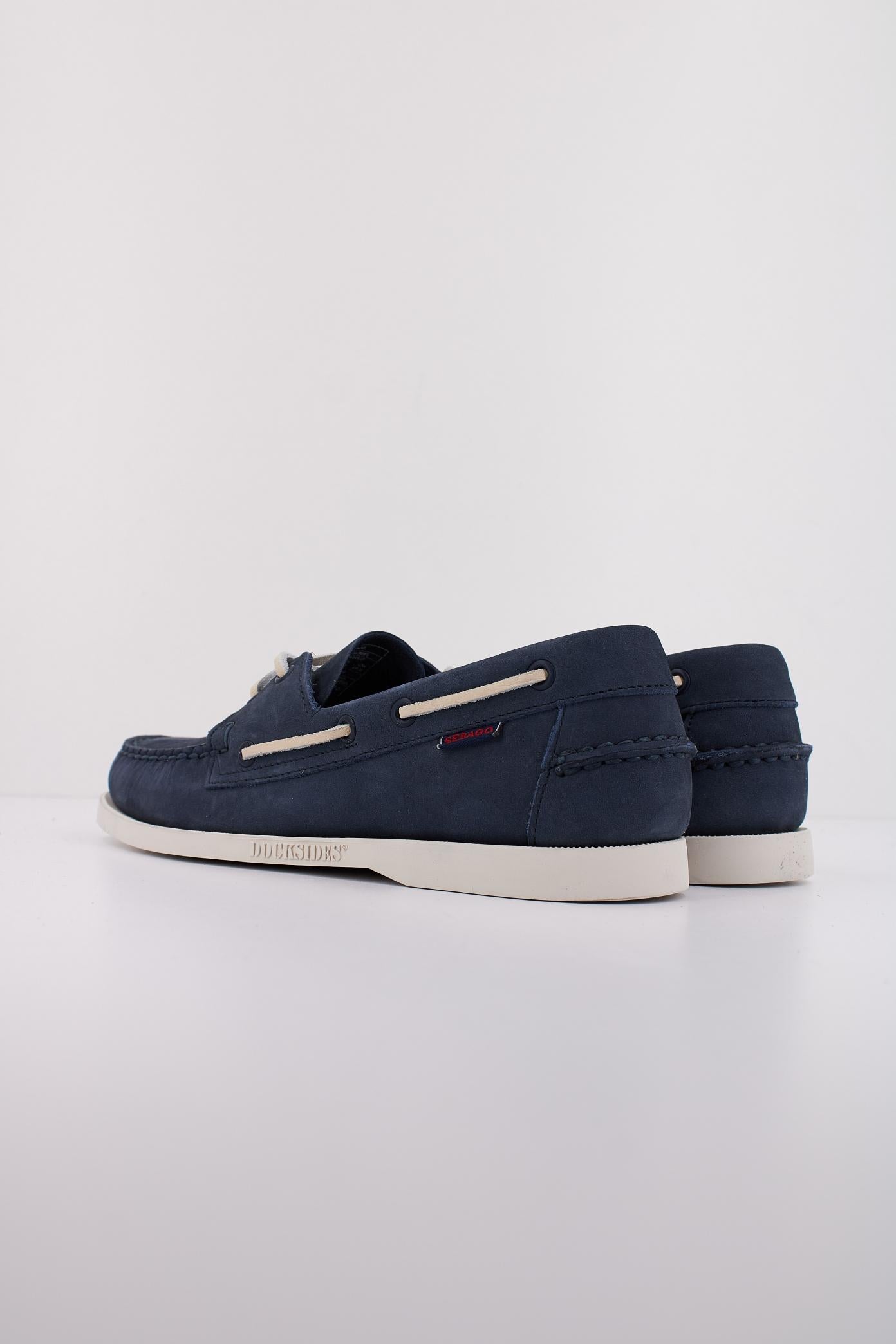 SEBAGO DOCKSIDES PORTLAND NUBUCK en color AZUL (4)