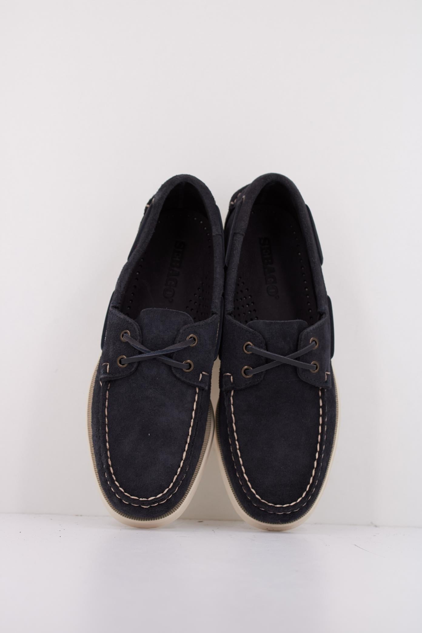 SEBAGO DOCKSIDES PORTLAND FLESH en color AZUL (3)