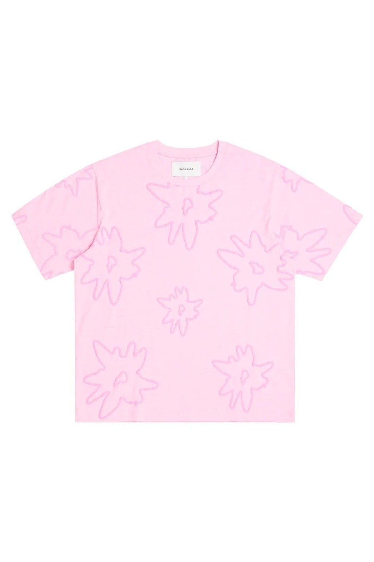 PICA PICA EDELWEISS FLOWER AOP PP en color ROSA (1)