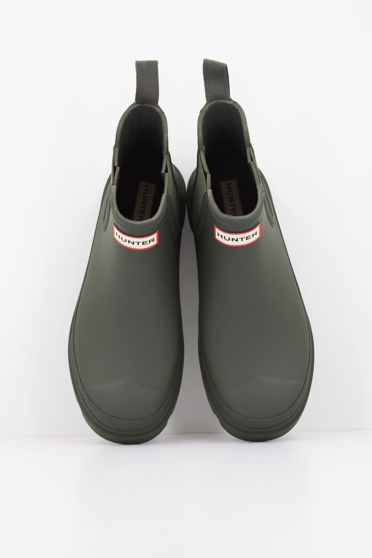HUNTER HFRU BOTA U DOWNPOUR CHELSEA en color VERDE (3)