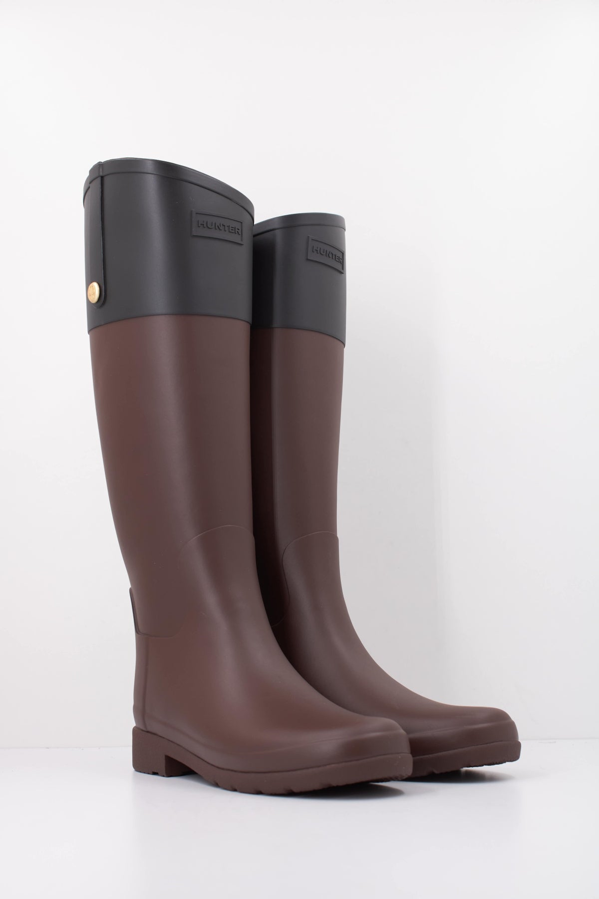 HUNTER HFRW BOTA W REFINED GOLD TRI en color MARRON (2)