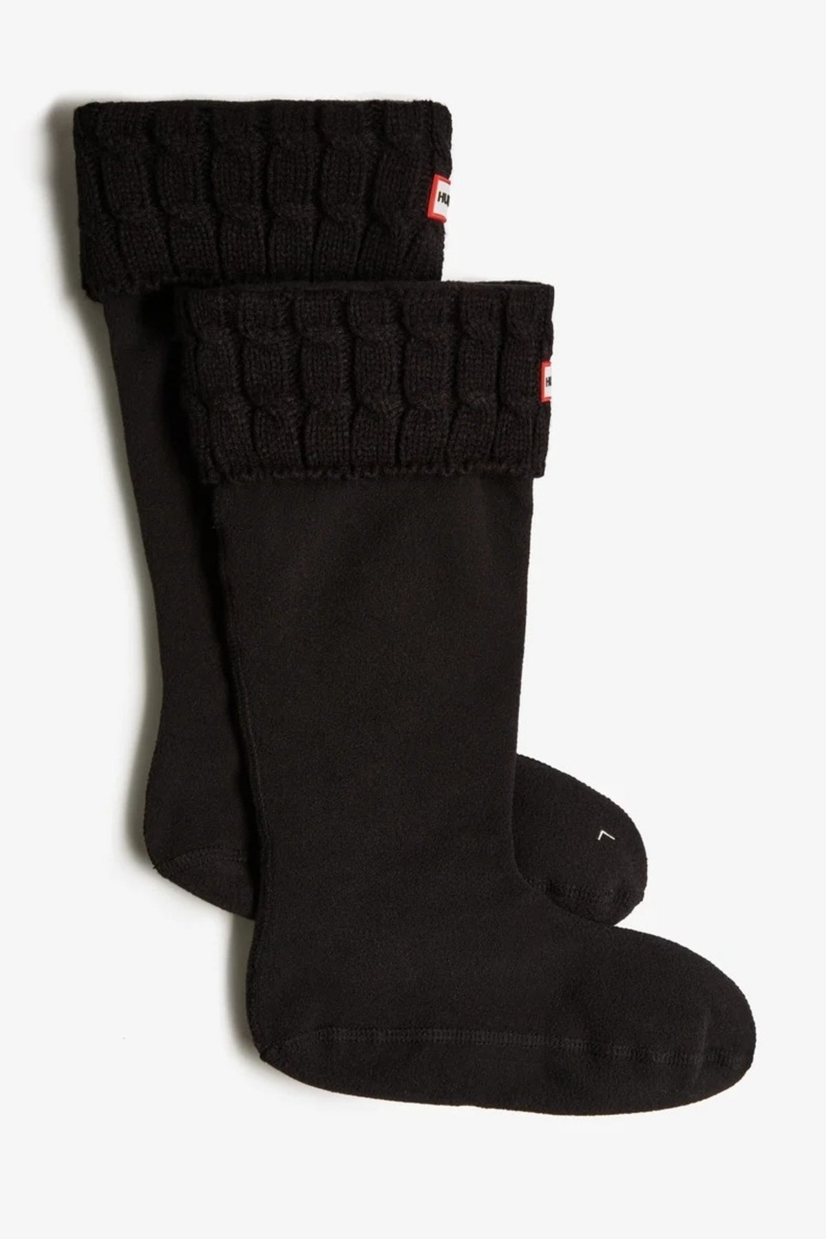HUNTER CALCETIN STITCH CABLE TALL en color NEGRO (1)