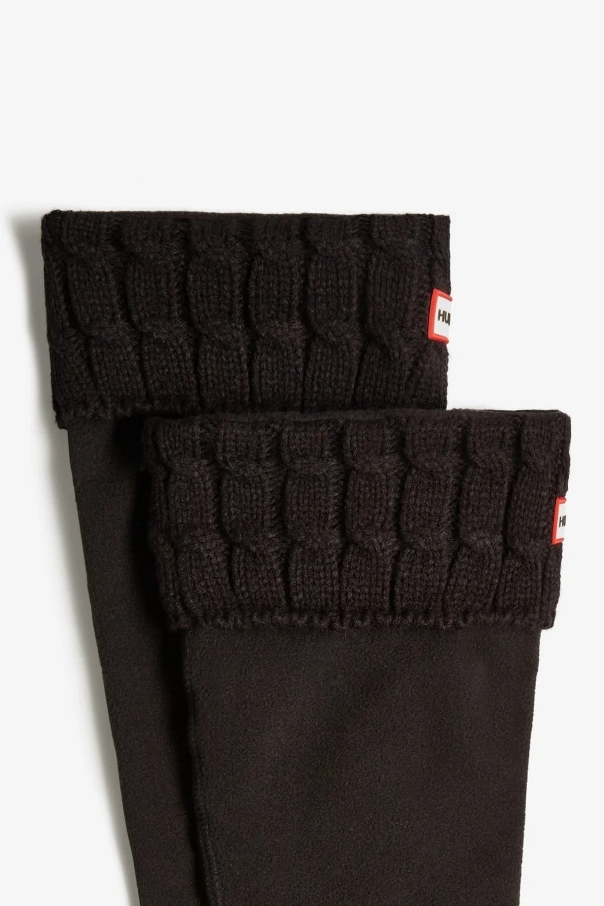 HUNTER CALCETIN STITCH CABLE TALL en color NEGRO (4)
