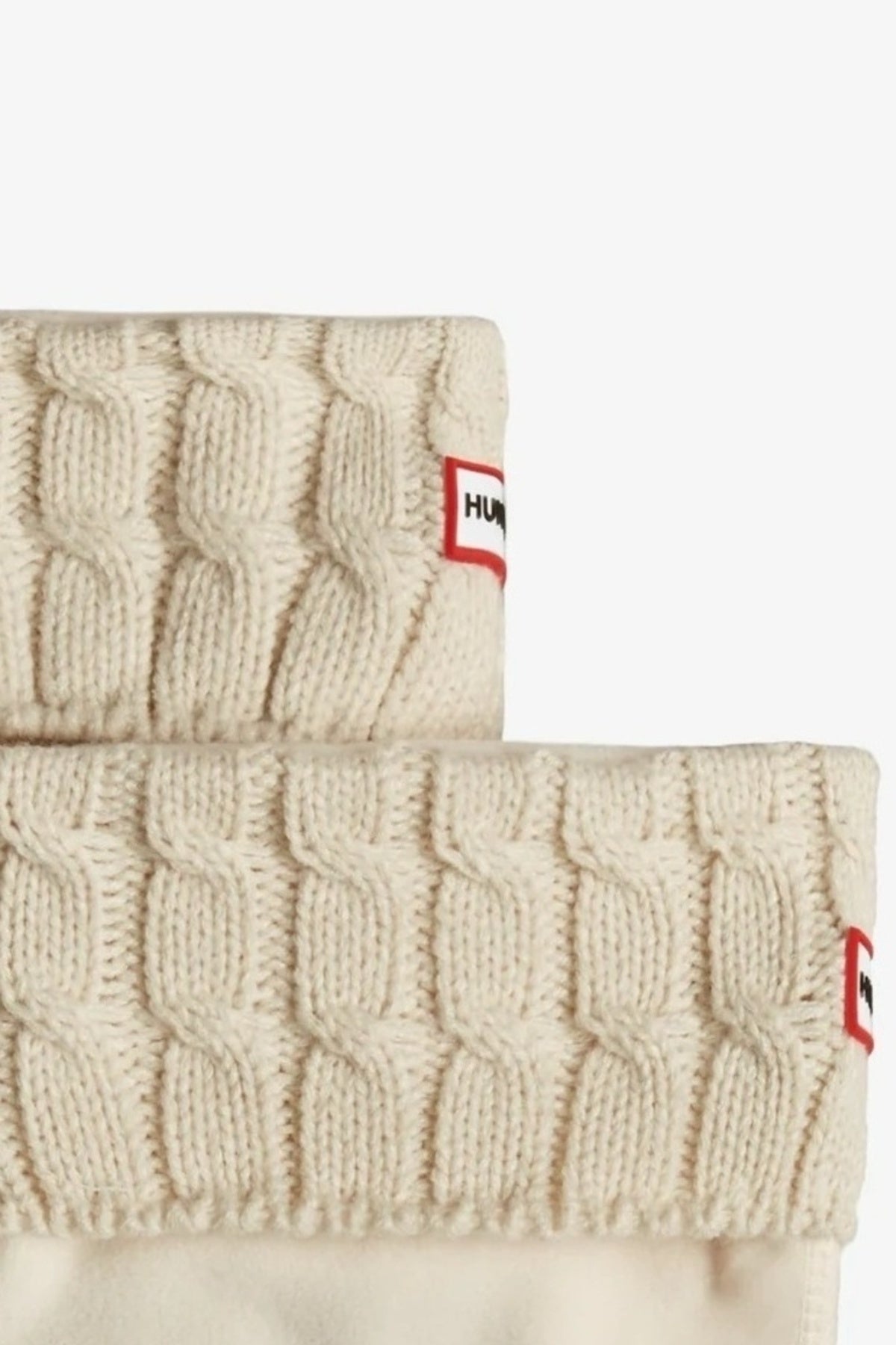 HUNTER CALCETIN STITCH CABLE TALL en color BLANCO (3)
