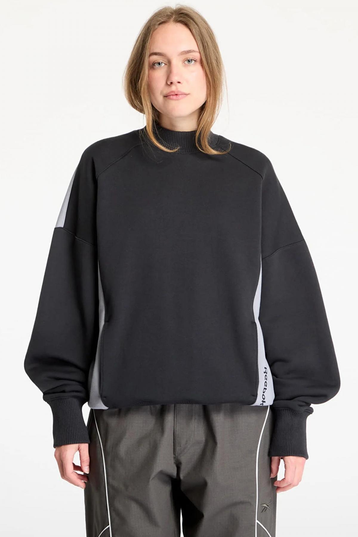 REEBOK FRENCH TERRY CREWNE en color NEGRO (2)