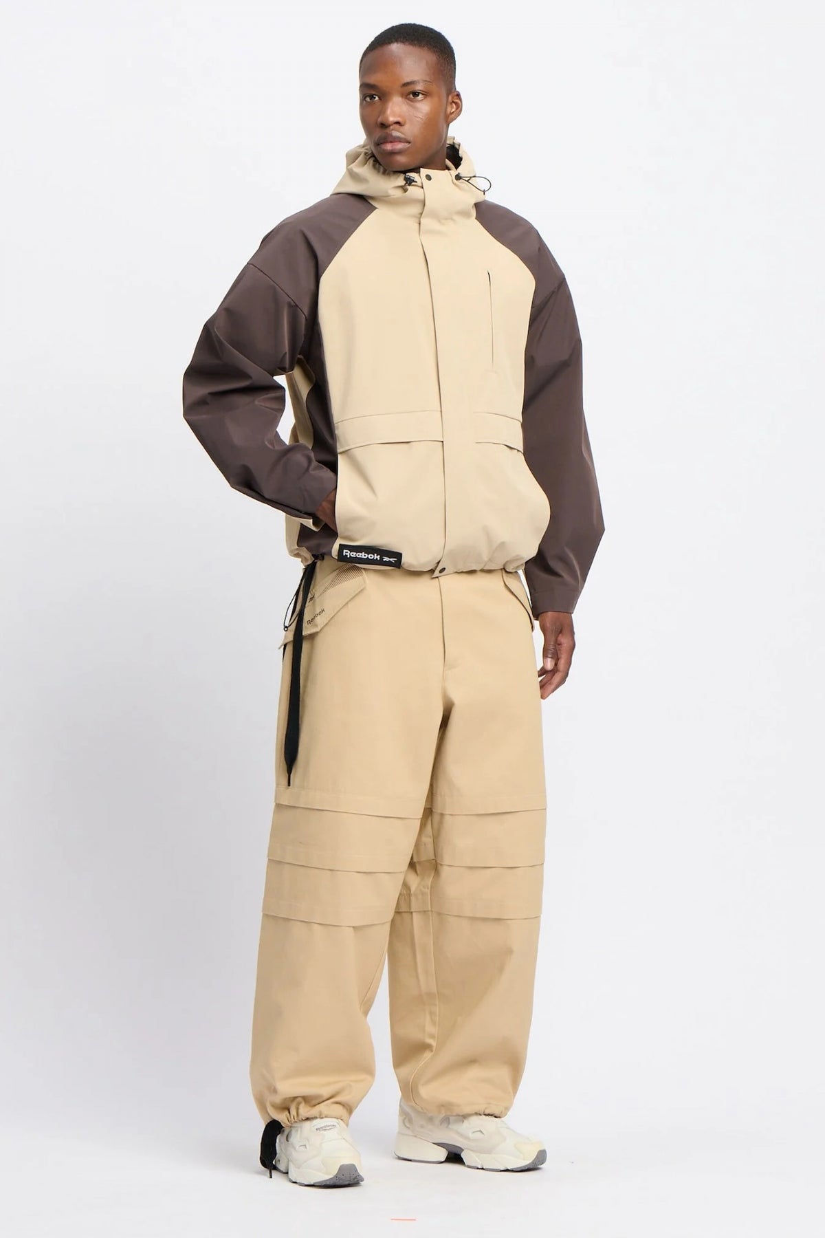 REEBOK UTILITY SHELL JACKE en color MARRON (4)