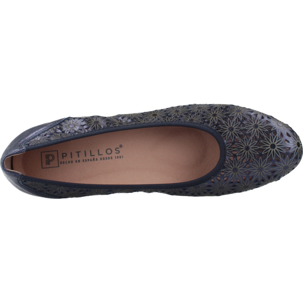 PITILLOS SALON LAMINADO CON RIBETE en color AZUL (6)
