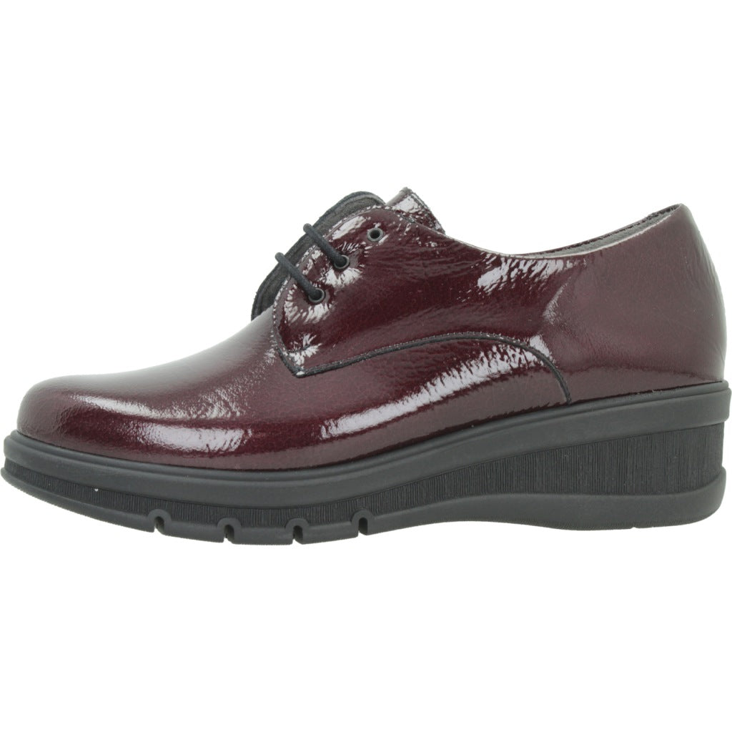 PITILLOS P BLUCHER CHAROL en color BURDEOS (2)