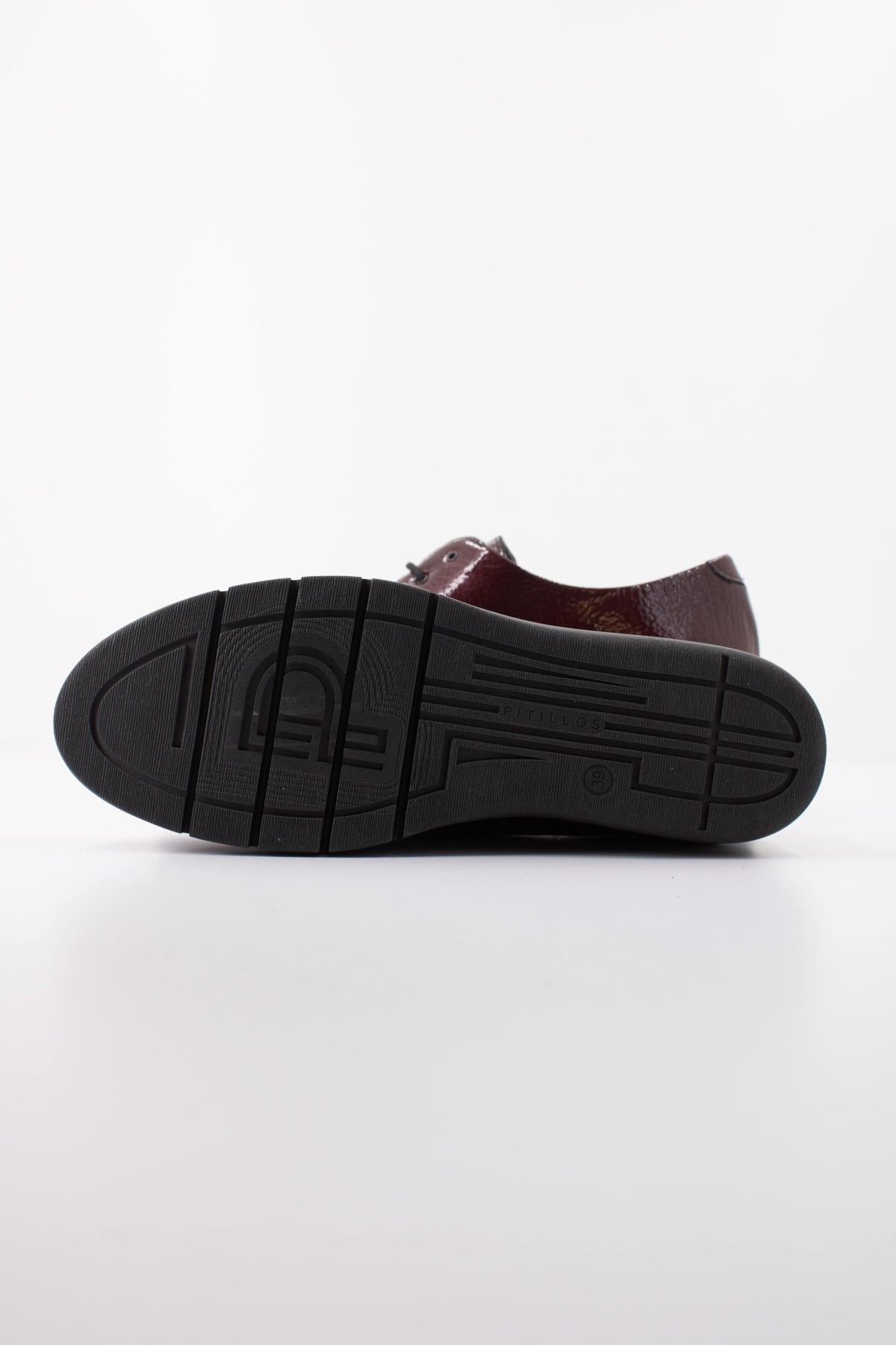PITILLOS P BLUCHER CHAROL en color BURDEOS (5)