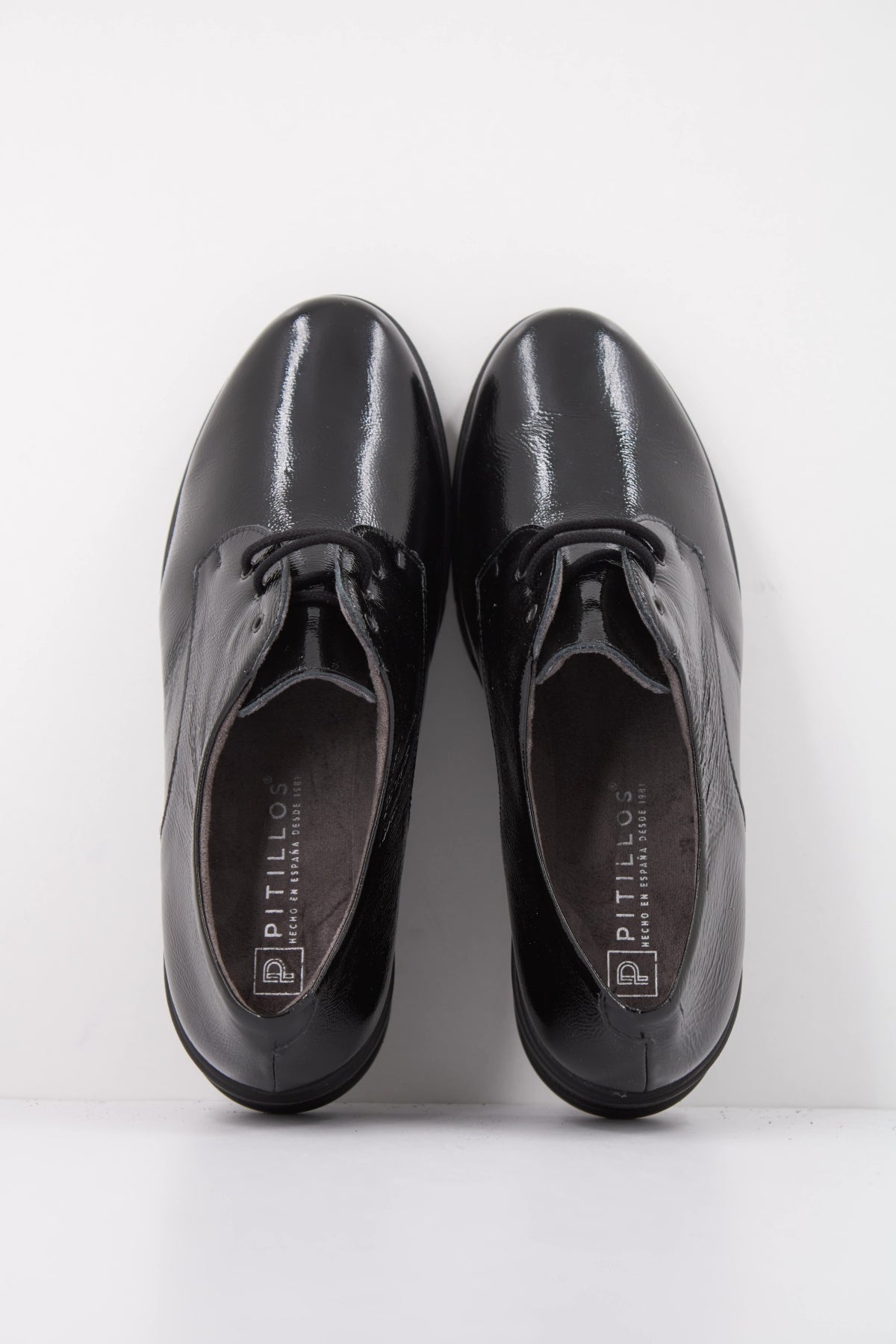 PITILLOS P BLUCHER CHAROL en color NEGRO (3)