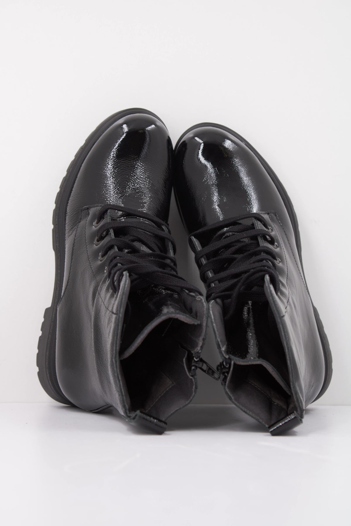 PITILLOS P BOTA MILITAR CHAROL en color NEGRO (3)