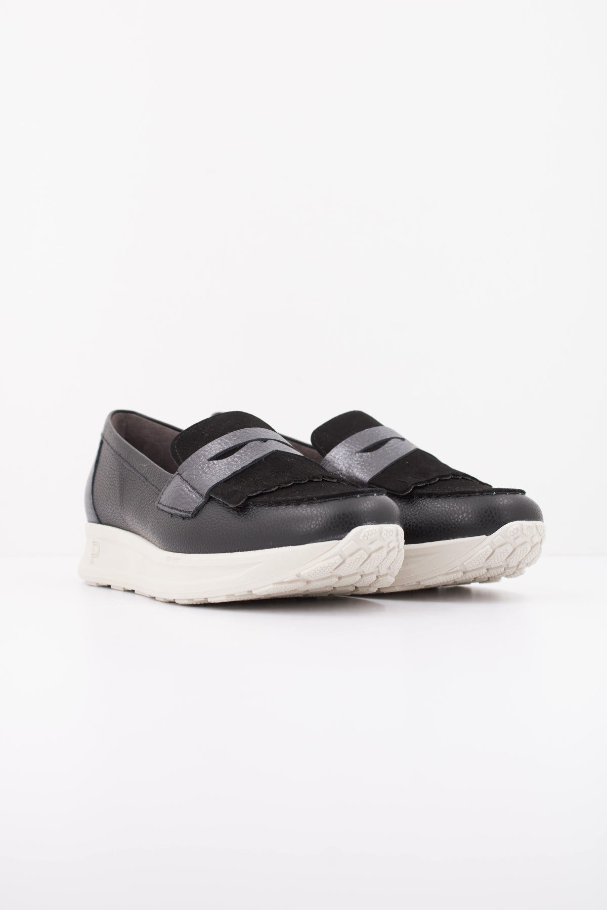 PITILLOS P MOCASIN ANTIFAZ FLECOS en color NEGRO (2)