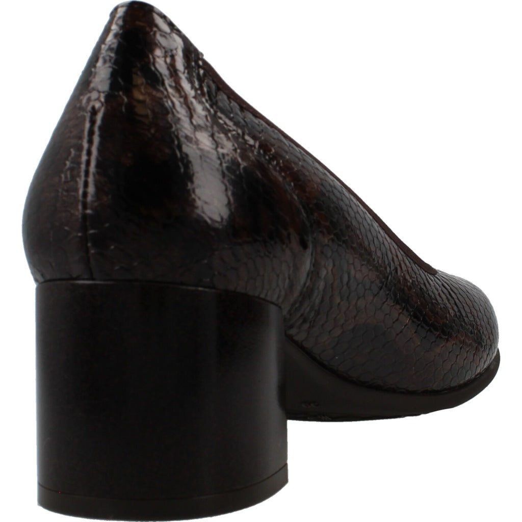 PITILLOS P SALON SERPIENTE CHAROL en color MARRON (3)