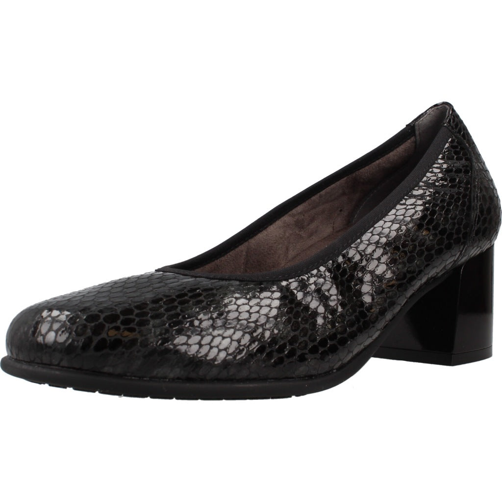 PITILLOS P SALON SERPIENTE CHAROL en color NEGRO (1)