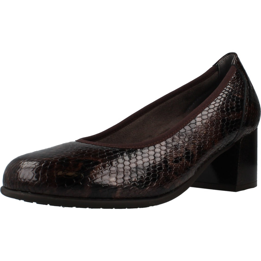 PITILLOS P MOCASIN SERPIENTE CHAROL en color MARRON (1)
