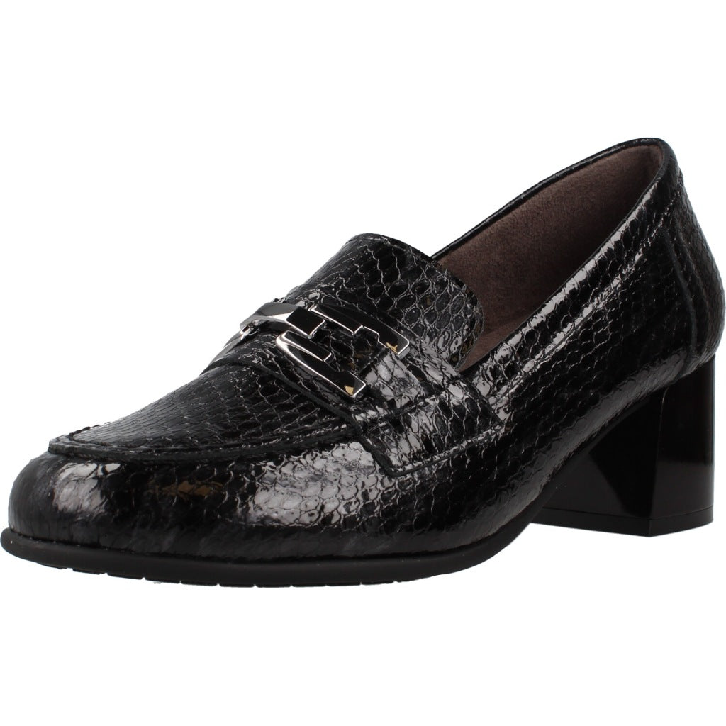 PITILLOS P MOCASIN SERPIENTE CHAROL en color NEGRO (1)