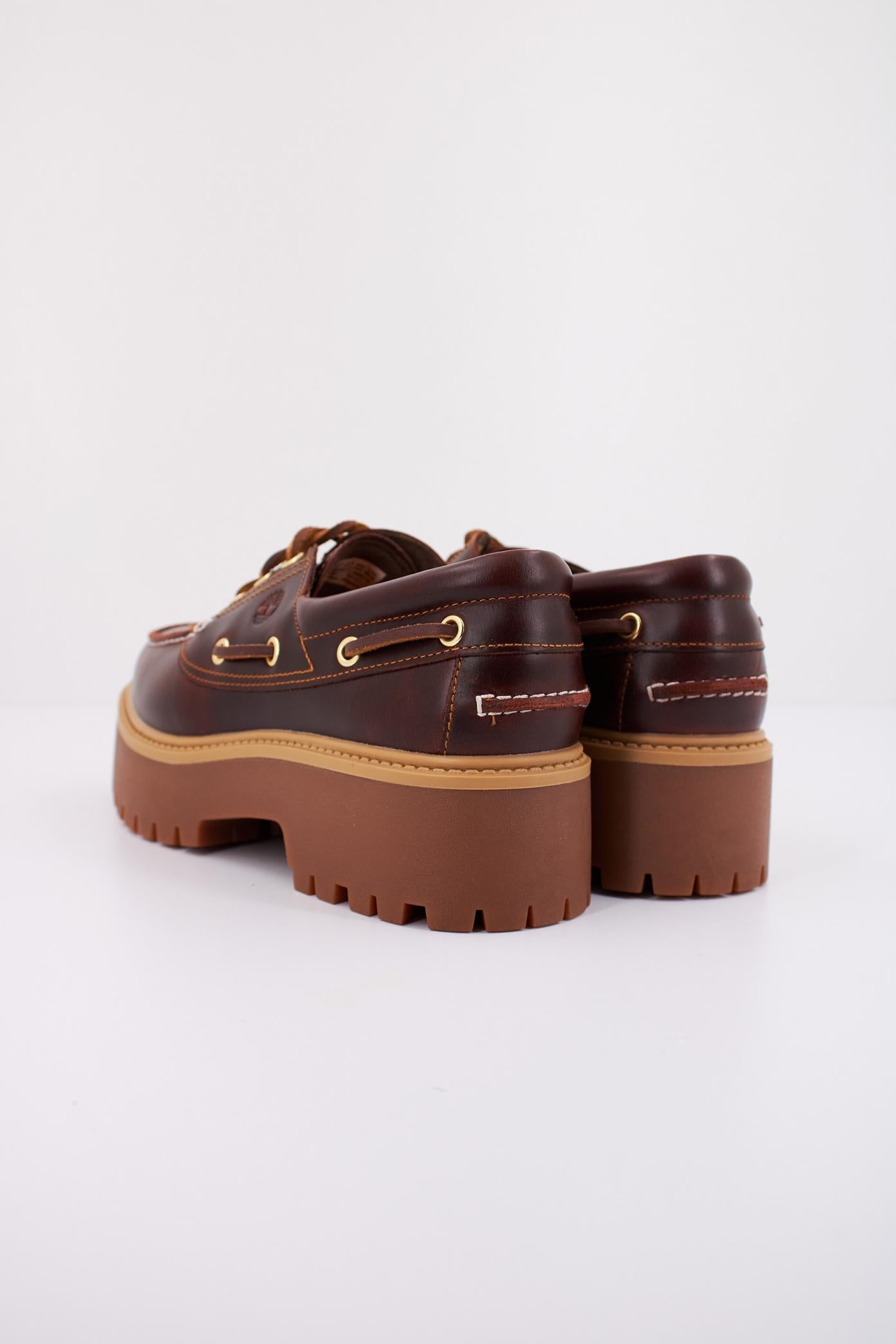 TIMBERLAND STONE STREET BOAT SHOE en color MARRON (4)