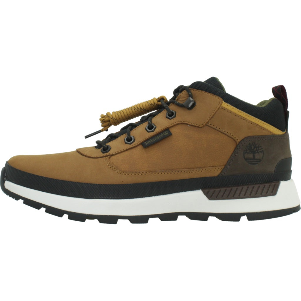 TIMBERLAND FLTK LOW LACE SNEAKER MDBRN en color MARRON CLARO (2)