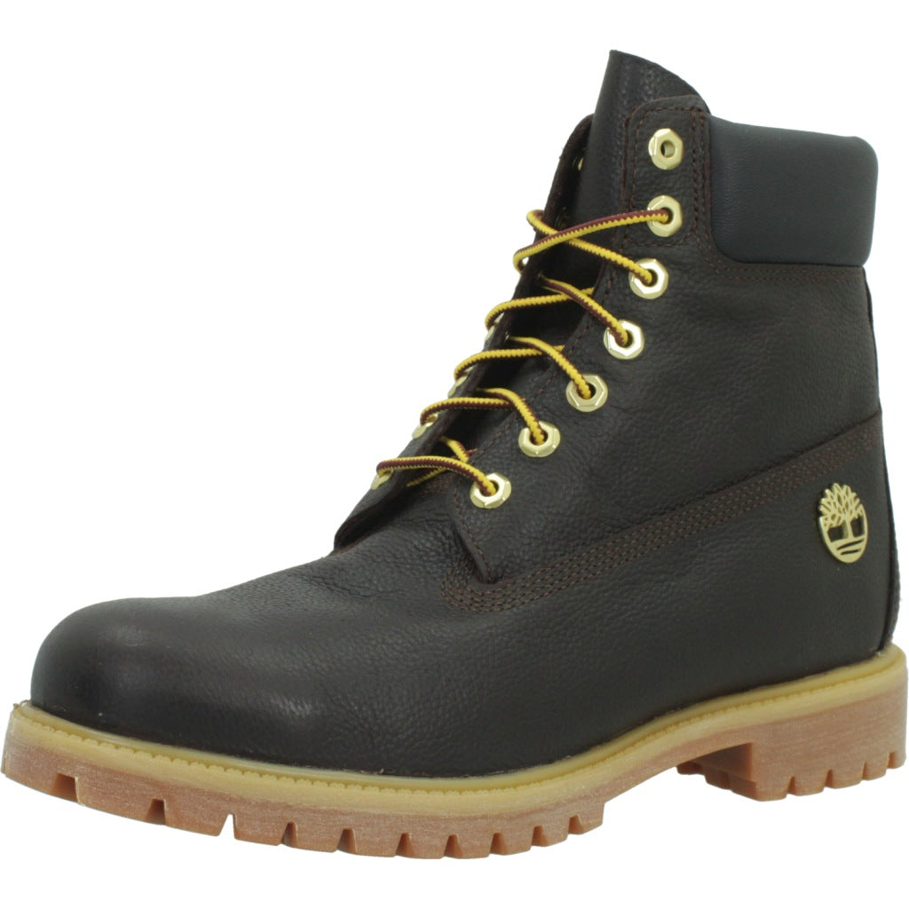 TIMBERLAND PREM IN LACE WATERPROOF BOO en color MARRON (1)