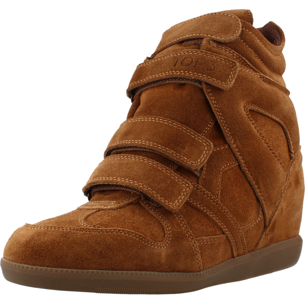 TOP BOTIN SERRAJE en color MARRON (1)
