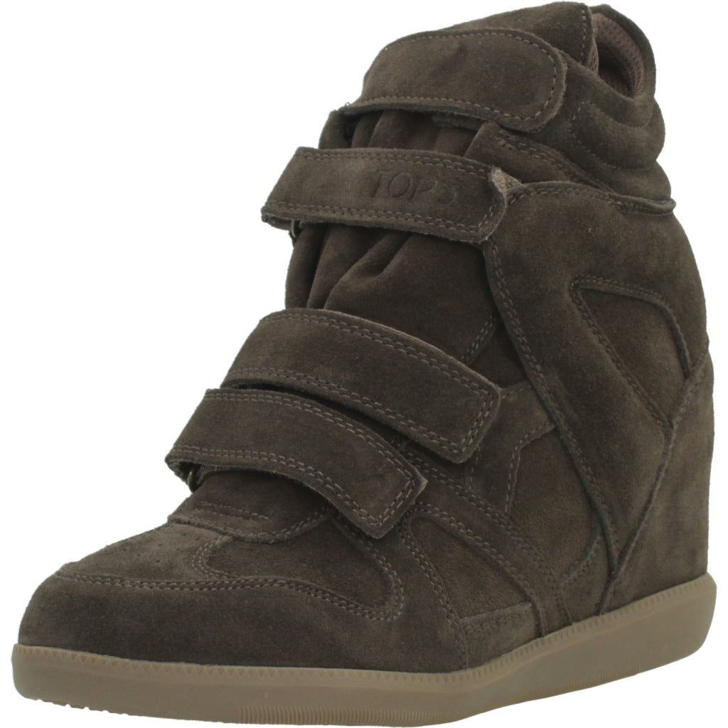 TOP BOTIN SERRAJE en color MARRON (1)