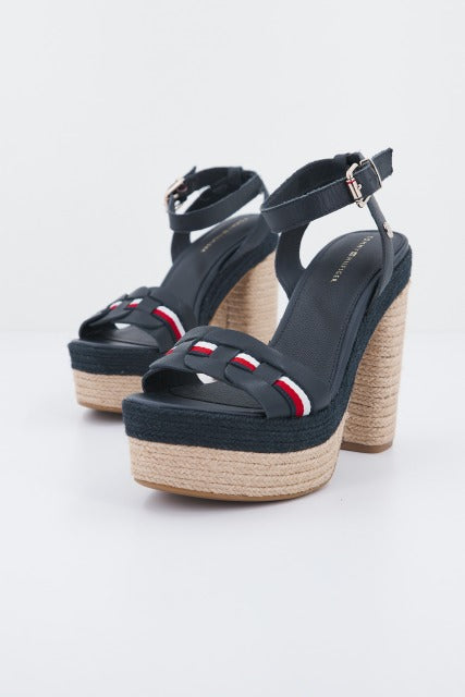 TOMMY HILFIGER TH INTERLACE HIGH HEEL S en color AZUL (2)