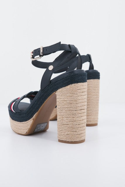 TOMMY HILFIGER TH INTERLACE HIGH HEEL S en color AZUL (3)