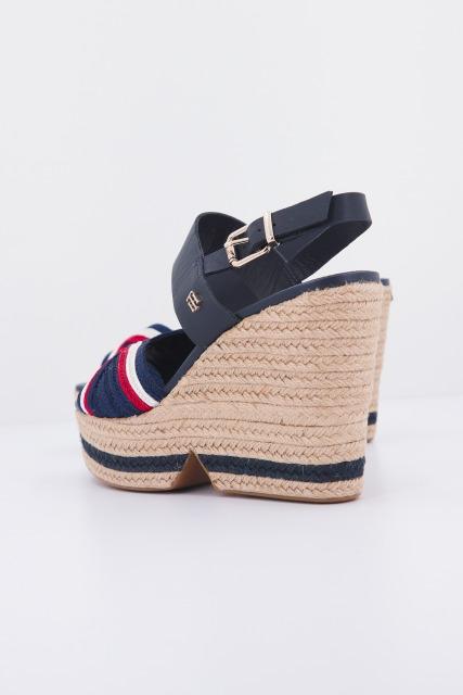 TOMMY HILFIGER ARTISANAL HIGH WEDGE en color AZUL (3)