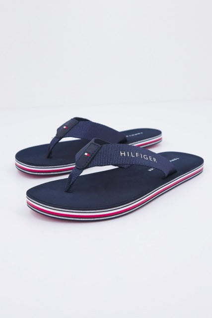 TOMMY HILFIGER TOMMY STRIPES FLAT BEACH en color AZUL (2)