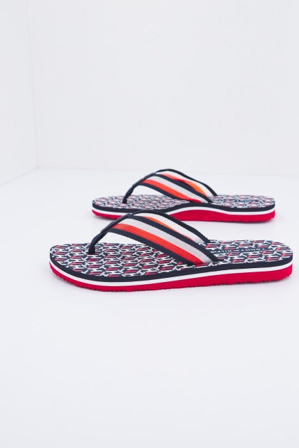 TOMMY HILFIGER TH MONOGRAM FLAT BEACH S en color AZUL (1)