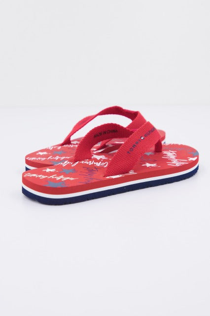 TOMMY HILFIGER STARS PRINT FLIP FLOP en color ROJO (3)