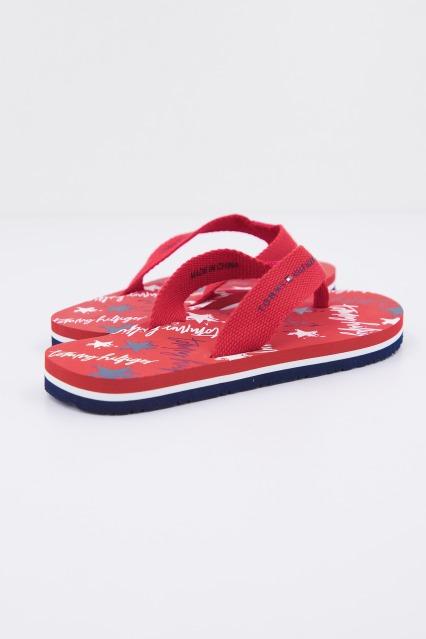 TOMMY HILFIGER STARS PRINT FLIP FLOP en color ROJO (3)