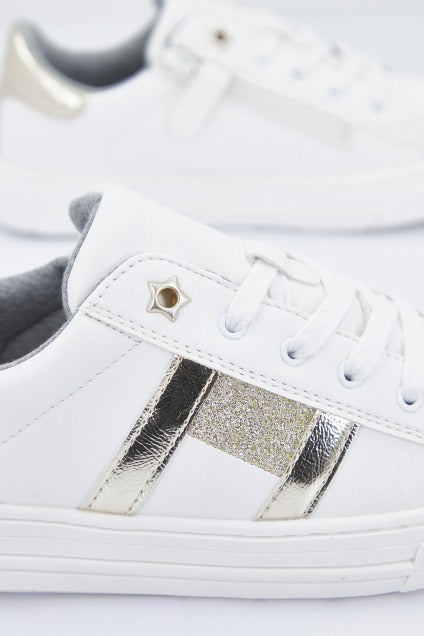 TOMMY HILFIGER LOW CUT LACE-UP en color BLANCO (4)