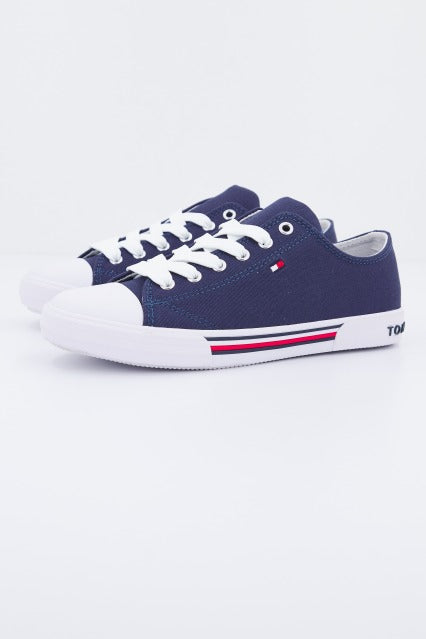 TOMMY HILFIGER LOW CUT LACE-UP en color AZUL (1)