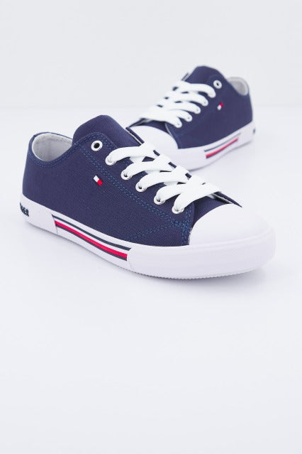 TOMMY HILFIGER LOW CUT LACE-UP en color AZUL (2)