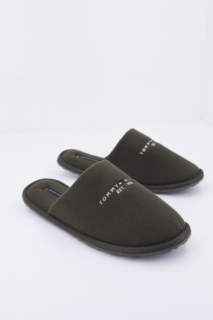 TOMMY HILFIGER TH EMBROIDERY HOMESLIPPE en color VERDE (1)