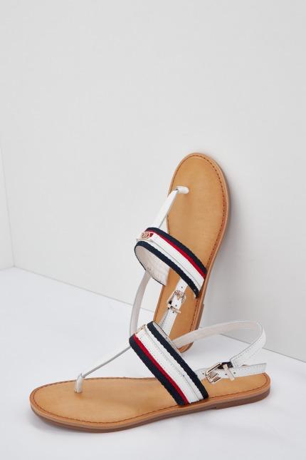 TOMMY HILFIGER CORPORATE WEBBING FLAT S en color BLANCO (1)