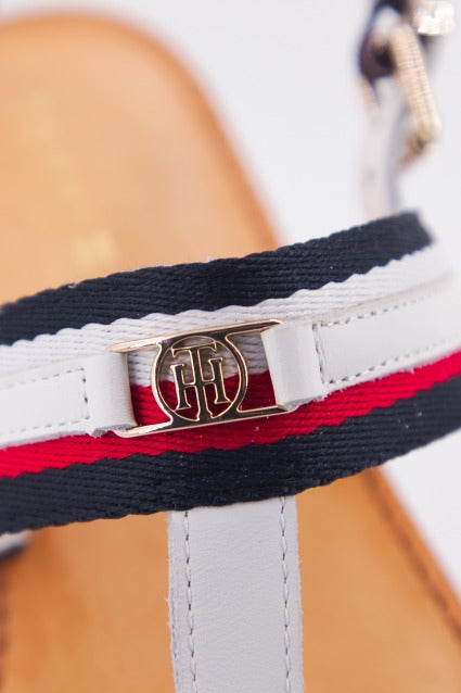 TOMMY HILFIGER CORPORATE WEBBING FLAT S en color BLANCO (4)