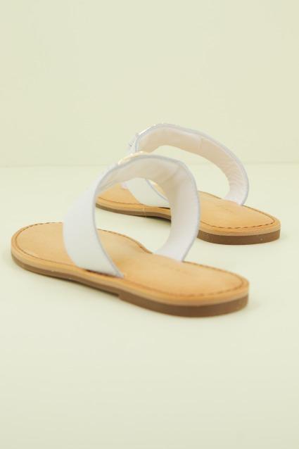 TOMMY HILFIGER TH HARDWARE FLAT LEATHER en color BLANCO (3)