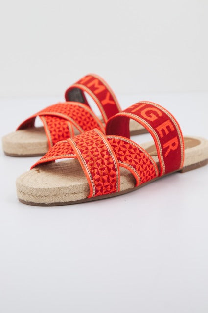 TOMMY HILFIGER WEBBING FLAT ESPAD en color NARANJA (2)